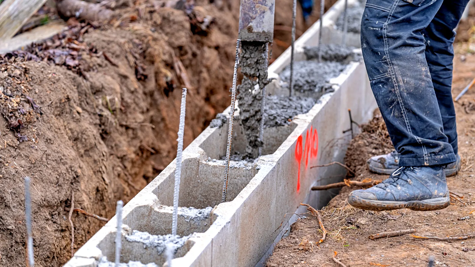 concrete foundations in Monroe